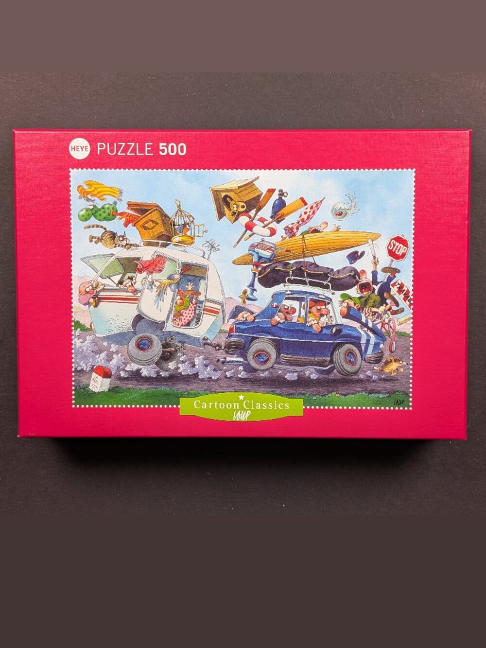Heye Off On Holiday! 500 Piece Cartoon Jigsaw Puzzle